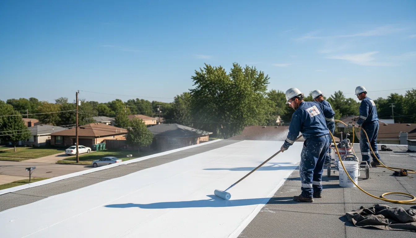 Commercial roof coating in Lenora, KS near me